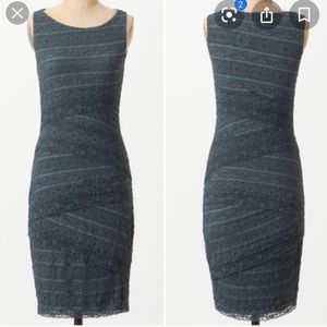 Baily 44 black lace bodycon dress